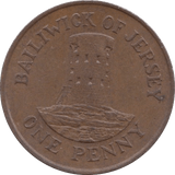 1984 ONE PENNY JERSEY - WORLD COINS - Cambridgeshire Coins