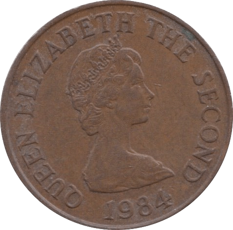 1984 ONE PENNY JERSEY - WORLD COINS - Cambridgeshire Coins