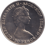 1984 PRINCE ANDREW VISIT 50P ASCENSION ISLANDS - WORLD COINS - Cambridgeshire Coins