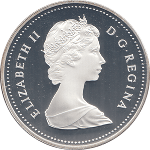 1984 SILVER PROOF CANADA DOLLAR - WORLD COINS - Cambridgeshire Coins