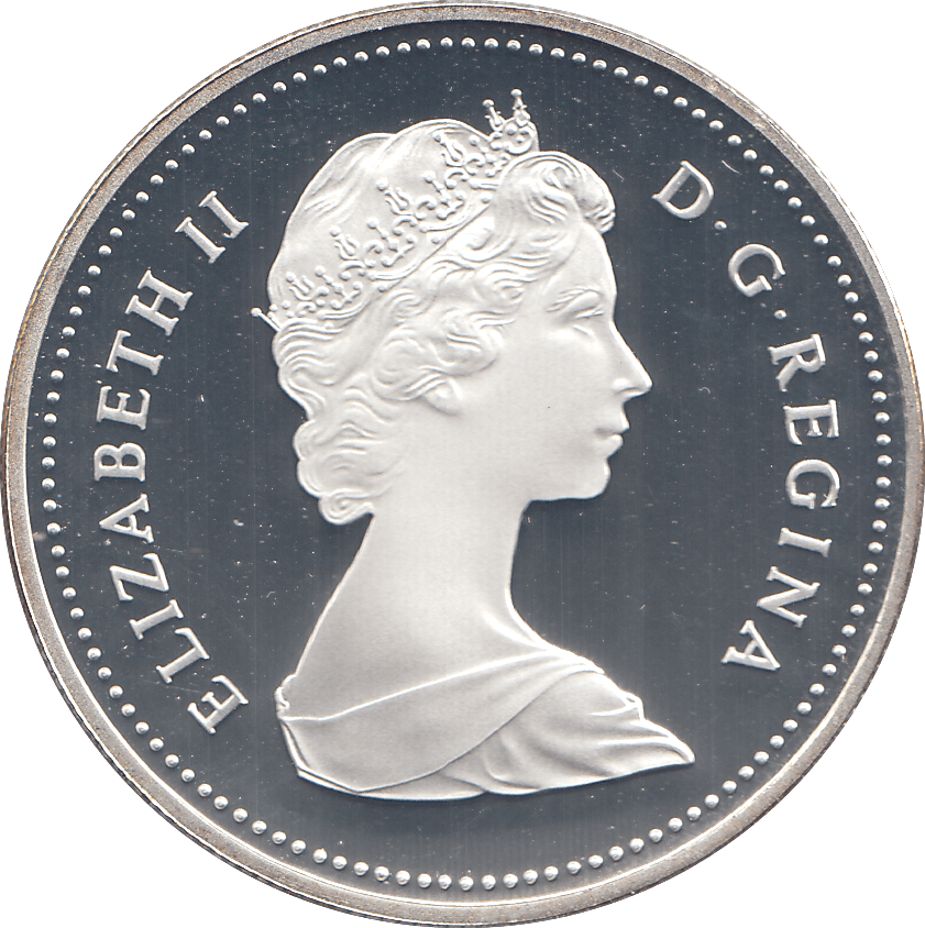 1984 SILVER PROOF CANADA DOLLAR - WORLD COINS - Cambridgeshire Coins