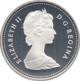 1984 SILVER PROOF CANADA DOLLAR - WORLD COINS - Cambridgeshire Coins