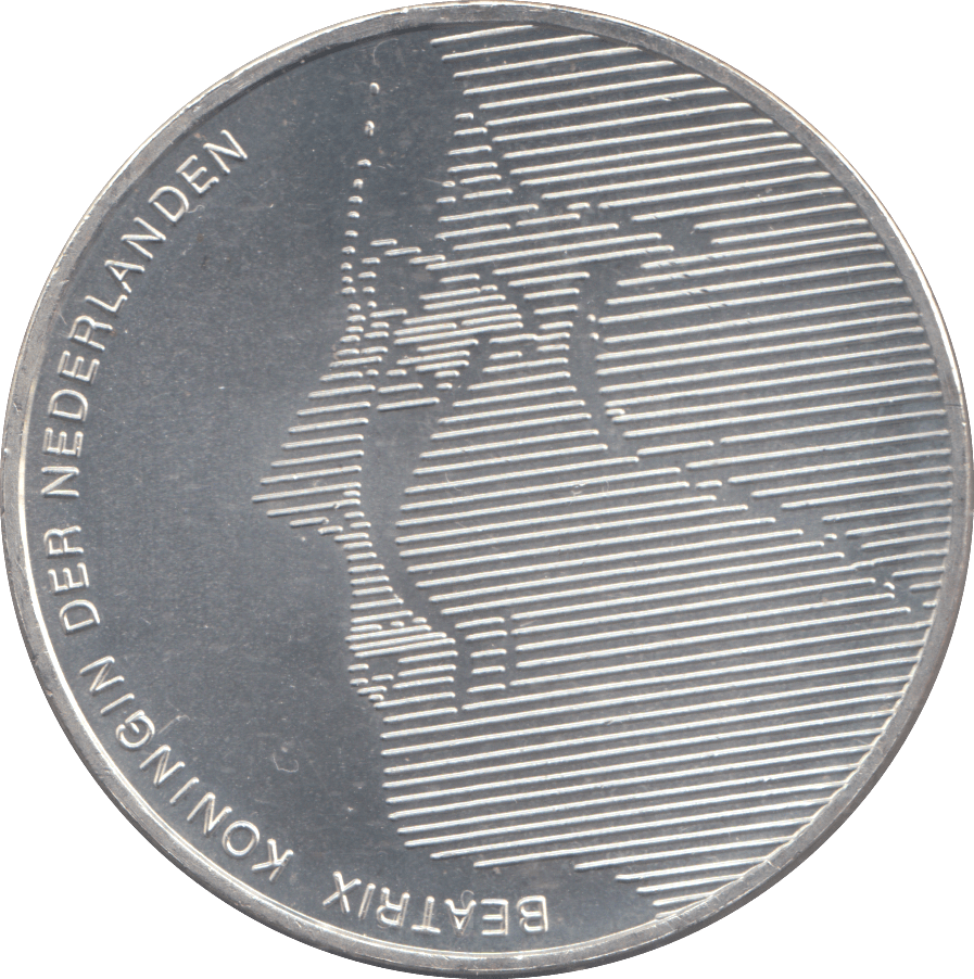 1984 SILVER PROOF NETHERLANDS 50 GULDEN - SILVER WORLD COINS - Cambridgeshire Coins