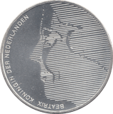 1984 SILVER PROOF NETHERLANDS 50 GULDEN - SILVER WORLD COINS - Cambridgeshire Coins