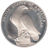 1984 SILVER PROOF OLYMPIAD ONE DOLLAR USA - SILVER WORLD COINS - Cambridgeshire Coins