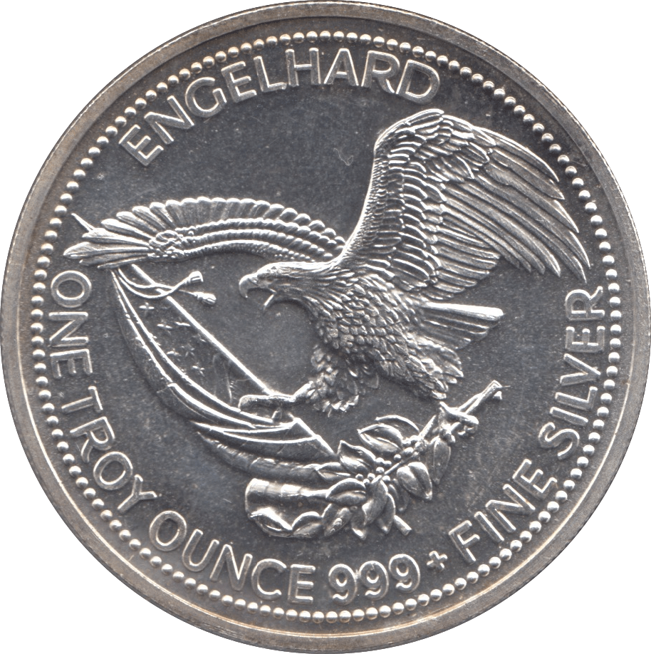 1984 SILVER UNITED STATES .999 FINE SILVER ROUND - SILVER WORLD COINS - Cambridgeshire Coins