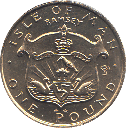 1985 1 POUND ISLE OF MAN ( BU ) - WORLD COINS - Cambridgeshire Coins