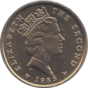 1985 1 POUND ISLE OF MAN ( BU ) - WORLD COINS - Cambridgeshire Coins