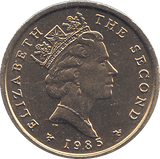 1985 1 POUND ISLE OF MAN ( BU ) - WORLD COINS - Cambridgeshire Coins