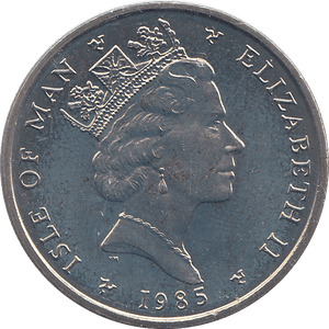 1985 10 PENCE ISLE OF MAN ( BU ) - WORLD COINS - Cambridgeshire Coins