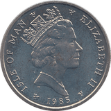 1985 10 PENCE ISLE OF MAN ( BU ) - WORLD COINS - Cambridgeshire Coins