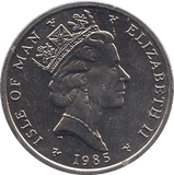 1985 10 PENNY ISLE OF MAN ( BU ) - WORLD COINS - Cambridgeshire Coins