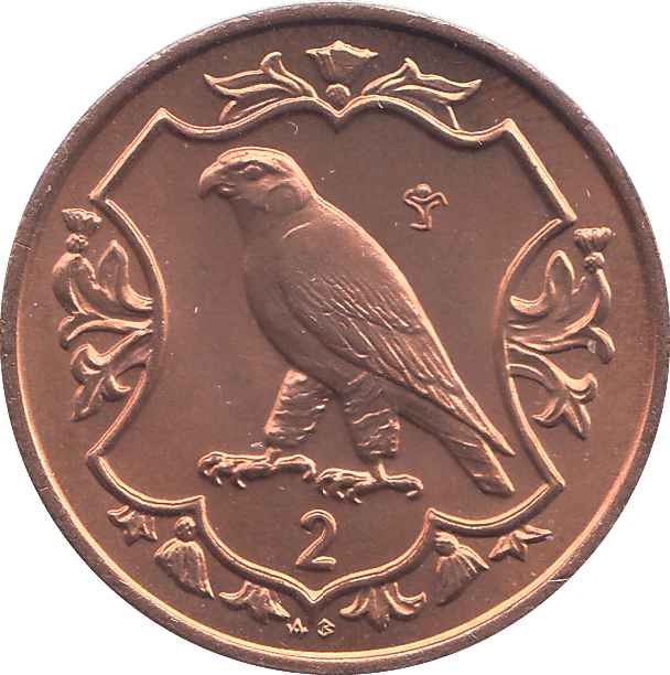 1985 2 PENNY ISLE OF MAN ( BU ) - WORLD COINS - Cambridgeshire Coins
