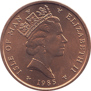1985 2 PENNY ISLE OF MAN ( BU ) - WORLD COINS - Cambridgeshire Coins