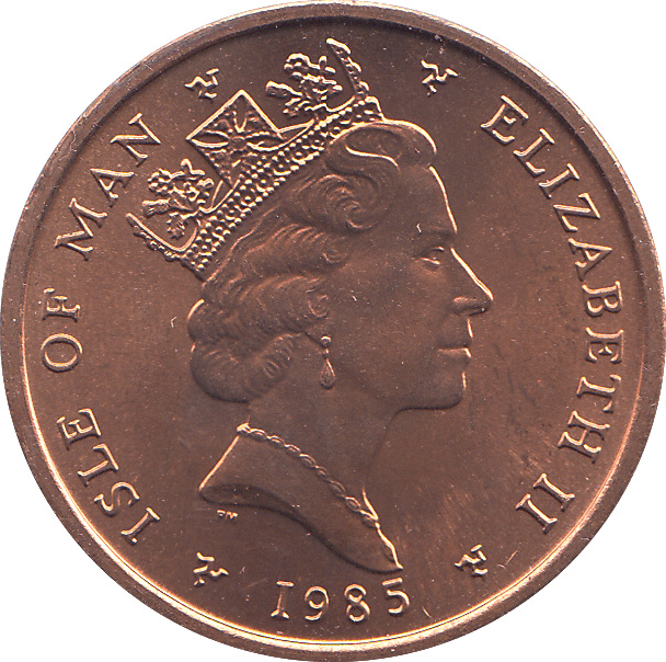 1985 2 PENNY ISLE OF MAN ( BU ) - WORLD COINS - Cambridgeshire Coins