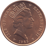 1985 2 PENNY ISLE OF MAN ( BU ) - WORLD COINS - Cambridgeshire Coins