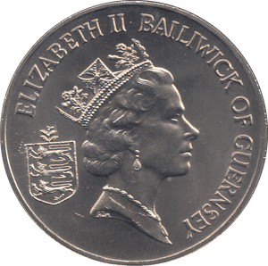 1985 2 POUNDS GUERNSEY LIBERATION 40TH ANNIVERSARY ( BU ) - WORLD COINS - Cambridgeshire Coins
