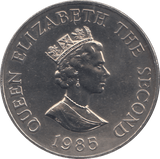 1985 2 POUNDS H.M.S BEAGLE LIBERATION 40TH ANNIVERSARY - WORLD COINS - Cambridgeshire Coins