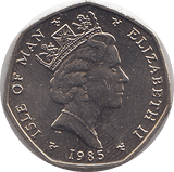 1985 20 PENCE ISLE OF MAN ( BU ) - WORLD COINS - Cambridgeshire Coins