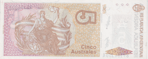 1985 ARGENTINA 5 AUSTRALES REF-1669 - WORLD BANKNOTES - Cambridgeshire Coins