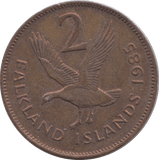 1985 FALKLAND ISLANDS TWO PENCE - WORLD COINS - Cambridgeshire Coins