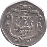 1985 FIFTY PENCE - IOM - WORLD COINS - Cambridgeshire Coins
