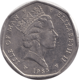 1985 FIFTY PENCE - IOM - WORLD COINS - Cambridgeshire Coins
