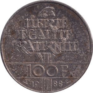 1985 FRANCE 100 FRANC - WORLD COINS - Cambridgeshire Coins