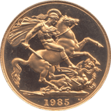 1985 GOLD DOUBLE SOVEREIGN ( PROOF ) - DOUBLE SOVEREIGN - Cambridgeshire Coins