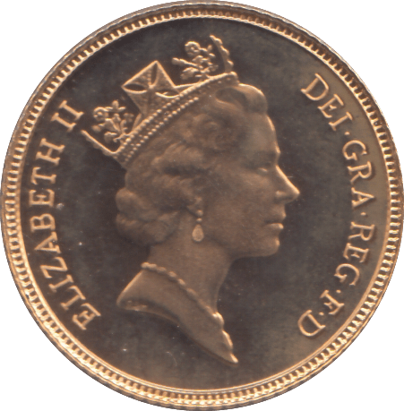 1985 GOLD HALF SOVEREIGN ( PROOF ) - HALF SOVEREIGN - Cambridgeshire Coins