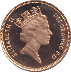 1985 GOLD HALF SOVEREIGN ( PROOF ) - HALF SOVEREIGN - Cambridgeshire Coins