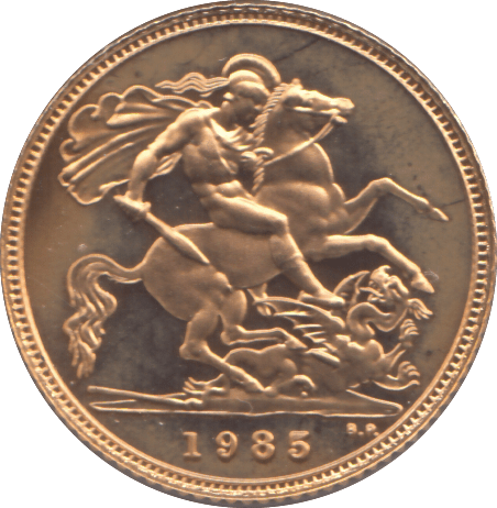 1985 GOLD HALF SOVEREIGN ( PROOF ) - HALF SOVEREIGN - Cambridgeshire Coins