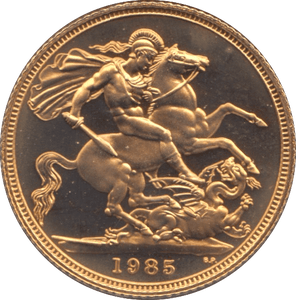 1985 GOLD SOVEREIGN ( PROOF ) - SOVEREIGN - Cambridgeshire Coins