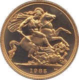 1985 GOLD SOVEREIGN ( PROOF ) - SOVEREIGN - Cambridgeshire Coins