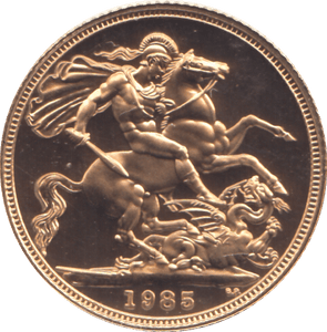 1985 GOLD SOVEREIGN ( PROOF ) - SOVEREIGN - Cambridgeshire Coins