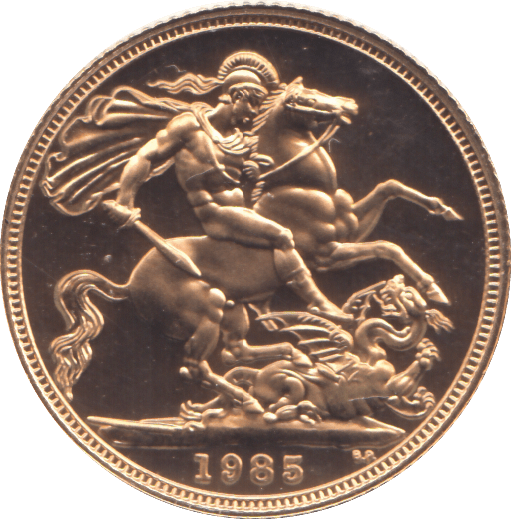 1985 GOLD SOVEREIGN ( PROOF ) - SOVEREIGN - Cambridgeshire Coins