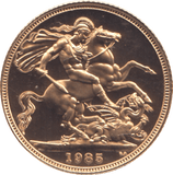 1985 GOLD SOVEREIGN ( PROOF ) - SOVEREIGN - Cambridgeshire Coins