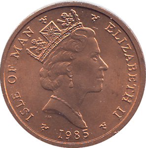 1985 HALF PENNY ISLE OF MAN ( BU ) - WORLD COINS - Cambridgeshire Coins