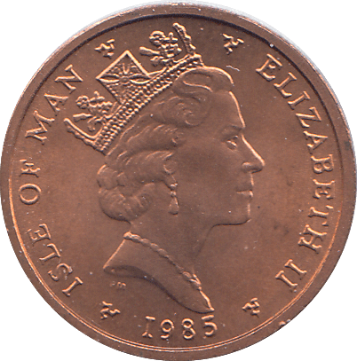 1985 HALF PENNY ISLE OF MAN ( BU ) - WORLD COINS - Cambridgeshire Coins