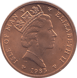 1985 HALF PENNY ISLE OF MAN ( BU ) - WORLD COINS - Cambridgeshire Coins