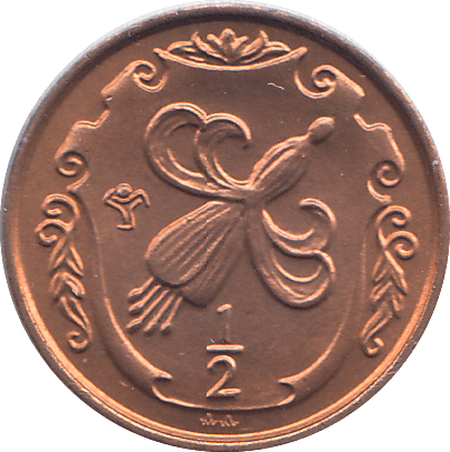 1985 HALF PENNY ISLE OF MAN ( BU ) - WORLD COINS - Cambridgeshire Coins