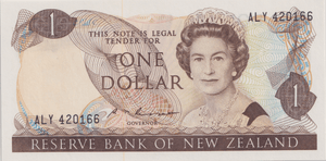 1985 ONE DOLLAR NEW ZEALAND BANKNOTE REF-1841 - WORLD BANKNOTES - Cambridgeshire Coins