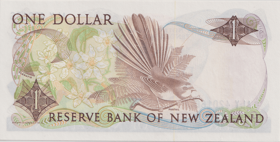1985 ONE DOLLAR NEW ZEALAND BANKNOTE REF-1841 - WORLD BANKNOTES - Cambridgeshire Coins