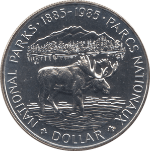 1985 SILVER ONE DOLLAR CANADA - SILVER WORLD COINS - Cambridgeshire Coins
