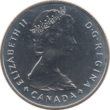 1985 SILVER ONE DOLLAR CANADA - SILVER WORLD COINS - Cambridgeshire Coins