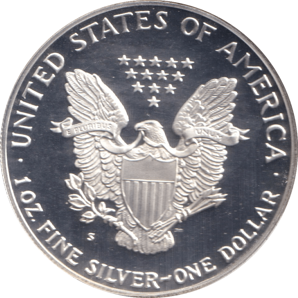 1986 1 OZ SILVER DOLLAR ( PROOF ) - WORLD COINS - Cambridgeshire Coins