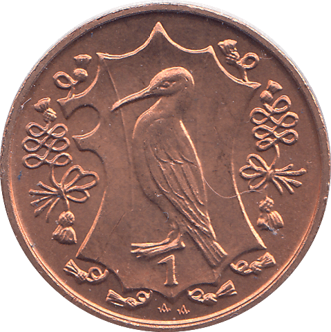 1986 1 PENCE ISLE OF MAN ( BU ) - WORLD COINS - Cambridgeshire Coins