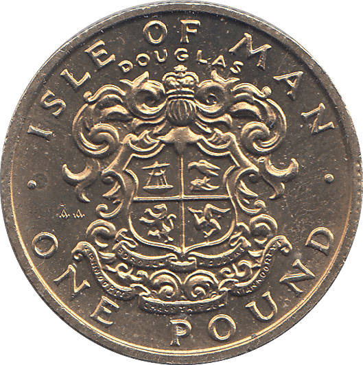 1986 1 POUND ISLE OF MAN ( BU ) - WORLD COINS - Cambridgeshire Coins