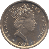 1986 1 POUND ISLE OF MAN ( BU ) - WORLD COINS - Cambridgeshire Coins