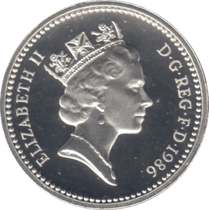 1986 £1 SILVER PROOF - £1 Silver Proof - Cambridgeshire Coins